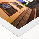 Art deco poster of a vibrant Brazilian landscape on a rolled canvas, ideal for dining room wall art.