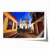 Extra large rolled canvas print of a vibrant Brazilian landscape, ideal for art wall dining room.