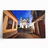 Black and white stretched canvas of Brazilian scenery, ideal for kitchen wall art or bedroom ambiance.