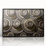 Large abstract wall art featuring a vibrant depiction of a Colombian landscape.