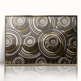 Framed acrylic print of a Colombian landscape in pastel shades, ideal for modern art wall decor.