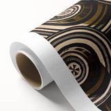 Art deco poster of a serene Colombian landscape in pastel shades on rolled canvas, ideal for nursery wall art.