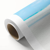 Art deco poster of Galapagos scenery with muted earth tones on rolled canvas, ideal for nursery wall art.