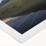 Art deco poster of Ecuador scenery on rolled canvas, featuring vibrant green and blue tones, ideal for dining room wall art.