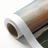 Art deco poster featuring Alabama scenery with soft pastel colors on rolled canvas, ideal for nursery wall art.