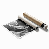 Extra large rolled print of Antelope Canyon in Arizona with orange and red rock formations.