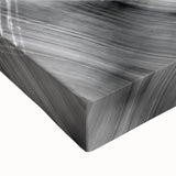 Black and white landscape art painting of Antelope Canyon on stretched canvas, ideal for bedroom wall art.