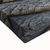 Black and white landscape art of Coyote Buttes in Arizona on large stretched canvas, ideal for bedroom wall decor.