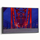 Black and white vintage poster art of Arkansas landscape on framed canvas, ideal for bedroom wall decor.