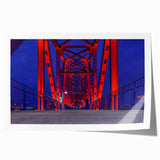 Rolled canvas print featuring Arkansas scenery with soft floral elements in pastel shades, ideal for art wall dining room.