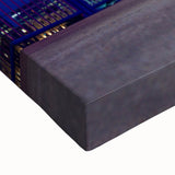 Black and white landscape art painting of Arkansas scenery on large stretched canvas, suitable for bedroom wall decor.