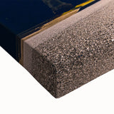 Black and white landscape art painting of Beverly Hills on large stretched canvas, suitable for bedroom wall decor.