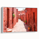 Vintage poster art of Catalina, California on a framed canvas, featuring colorful art in an extra large size.