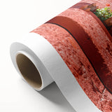 Art Deco poster of Catalina, California scenery on rolled canvas, featuring soft pastel shades, ideal for nursery wall art.