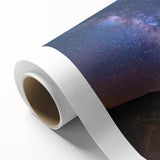 Art deco poster of Death Valley scenery in muted earth tones on rolled canvas, suitable for dining room wall art.