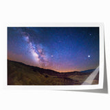 Death Valley landscape in muted earth tones on a rolled canvas, suitable for art wall dining room.