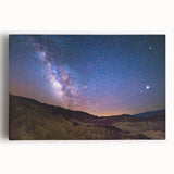 Black and white large canvas print of Death Valley, ideal for kitchen wall art.