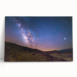 Black and white image of Death Valley on stretched canvas, ideal for kitchen wall art or bedroom ambiance.