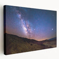 Large stretched canvas depicting Death Valley scenery in warm earth tones, ideal for kitchen wall art.