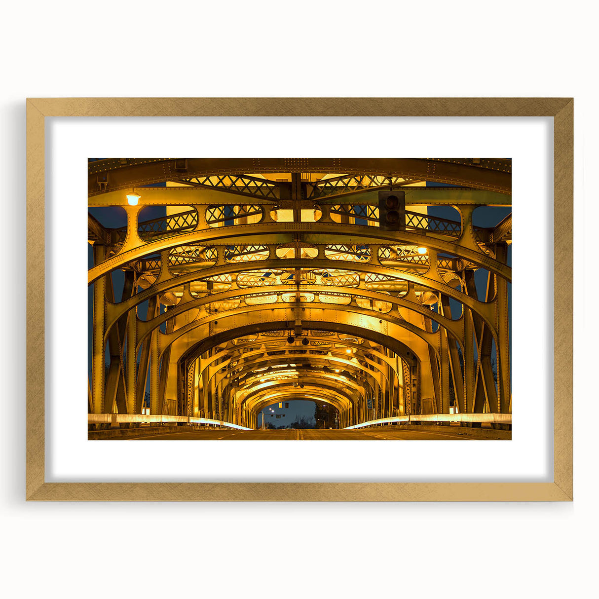 Extra large abstract art print of Sacramento scenery in muted earth tones on a framed canvas, ideal for living room decor.