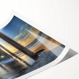 Extra large wall art featuring line art flowers in monochrome, ideal for large living room decor, printed on rolled canvas.