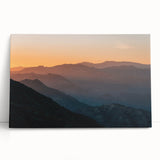 Black and white stretched canvas of Santa Barbara scenery, ideal for kitchen wall art.