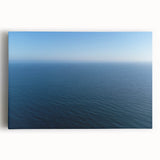 Black and white photograph of Santa Monica pier on stretched canvas, ideal for kitchen wall art.