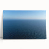 Black and white photograph of Santa Monica Pier on stretched canvas, suitable as large kitchen wall art.