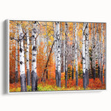 Vintage poster art of Aspen, Colorado in vibrant colors on a large framed canvas, suitable for living room decor.