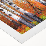 Art deco poster of Aspen, Colorado scenery in muted earth tones on rolled canvas, suitable for dining room decor.