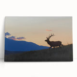Black and white photo of the Rocky Mountains on stretched canvas, ideal for kitchen wall art.