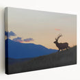 Large canvas art depicting the Rocky Mountains in muted earth tones, ideal for kitchen wall decor.