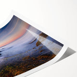 Extra large rolled print featuring line art flowers in muted earth tones, ideal for large living room wall decor.