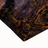 Black and white landscape painting of Connecticut scenery on large stretched canvas, suitable for bedroom wall art.