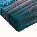 Black and white landscape art painting of Daytona on stretched canvas, ideal for bedroom wall art.