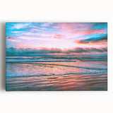 Black and white stretched canvas of Daytona scenery, ideal for kitchen wall art.
