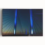 Black and white photograph of Delaware scenery on large stretched canvas, suitable for kitchen wall art.