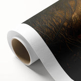 Art deco poster of the Everglades in muted green and blue tones on rolled canvas, ideal for nursery wall art.