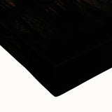 Black and white landscape art painting of the Everglades on stretched canvas, ideal for bedroom wall decor.