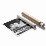 Extra large rolled print of Florida Keys scenery with vibrant ocean and sky hues, ideal for classy bathroom wall art.