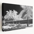 Landscape of Florida Keys on large stretched canvas with vivid blue and green tones, suitable for kitchen wall art.