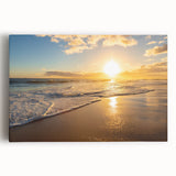 Black and white photograph of Kauai landscape on stretched canvas, ideal for kitchen wall art.