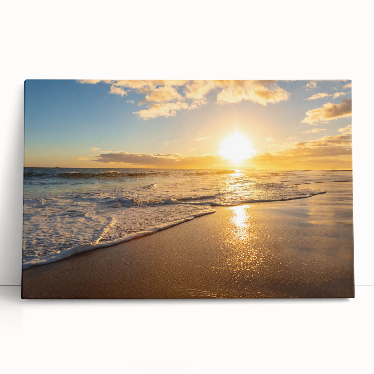 Black and white photo of Kauai landscape on large stretched canvas, ideal for kitchen wall art or bedroom.