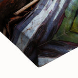 Black and white landscape art painting of Maui on stretched canvas, ideal for bedroom wall art.