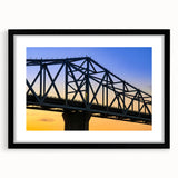 Abstract art print featuring a colorful, textured landscape on an extra large canvas, ideal for living room decor.