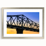 Textured abstract art print of Indiana scenery in muted earth tones on a framed canvas, suitable for bedroom decor.