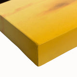 Black and white landscape art painting of Indiana scenery on large stretched canvas, ideal for bedroom wall decor.