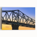 Black and white photograph of Indiana landscape on large stretched canvas, suitable for kitchen wall art.