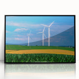 Large abstract wall art depicting Iowa scenery in muted earth tones on a framed acrylic, suitable for modern art wall decor.