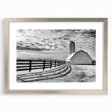 Textured art depicting an abstract Kentucky landscape in muted earth tones, framed with a silver matte.